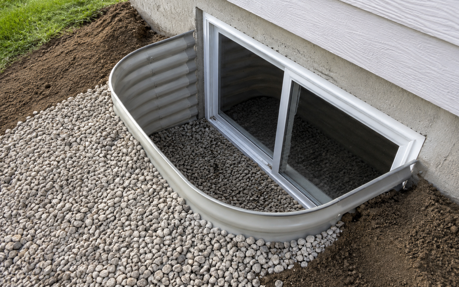 Egress-rated vinyl windows